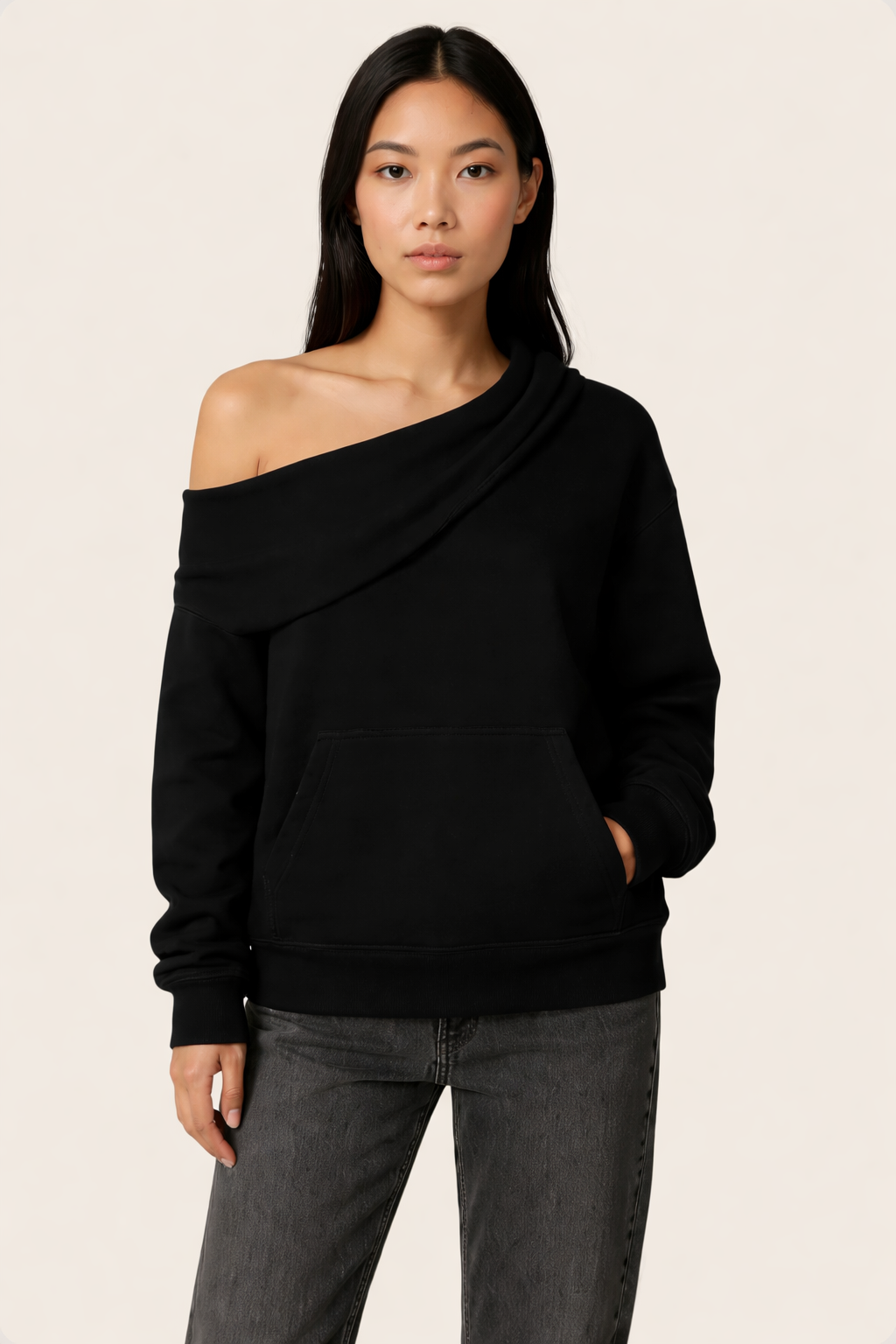 Eclipse Drape Hoodie