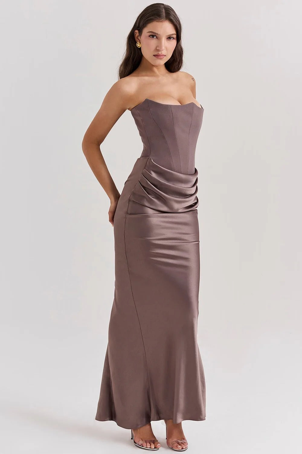 Draped Corset Dress