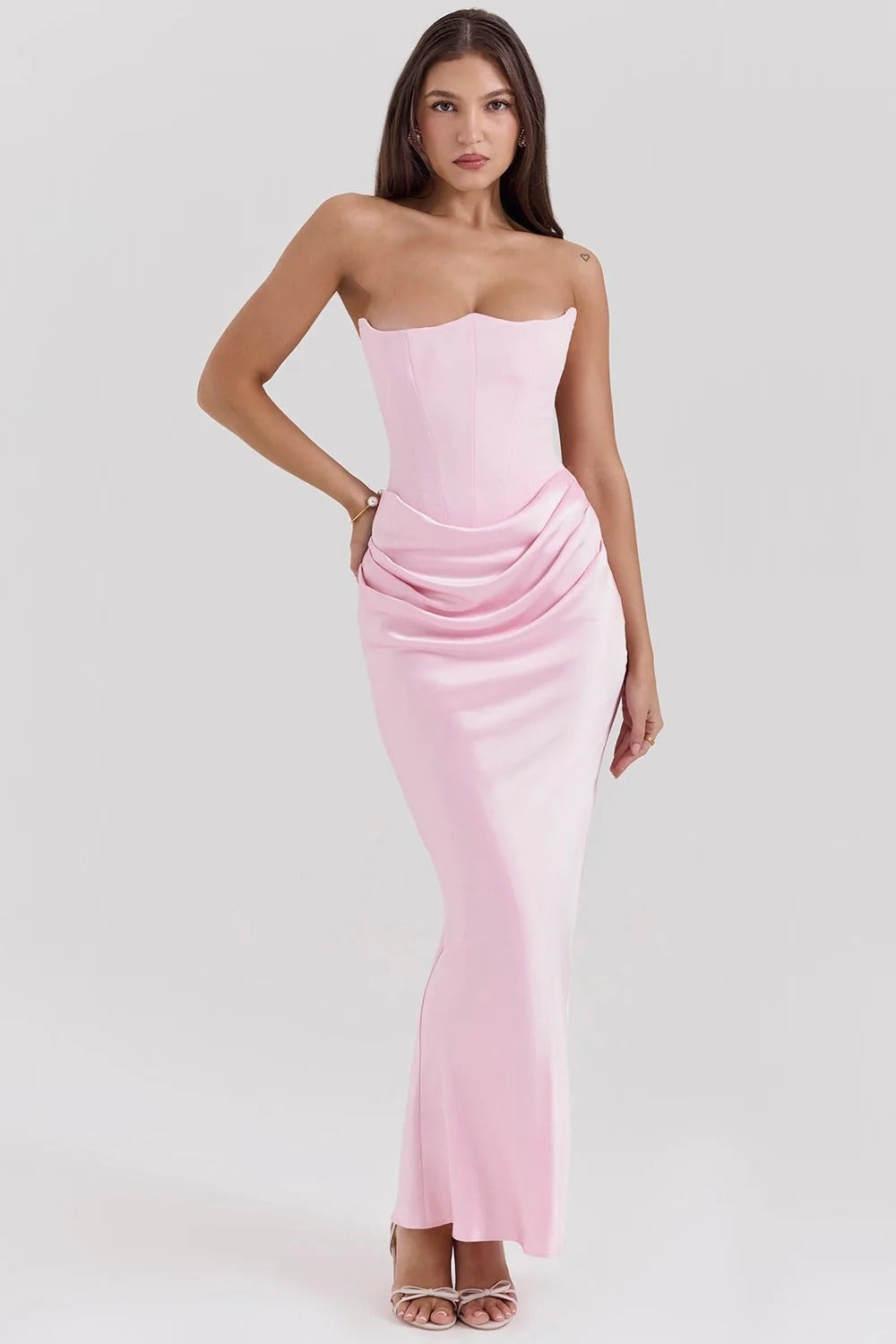Draped Corset Dress