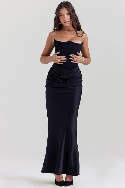 Draped Corset Dress